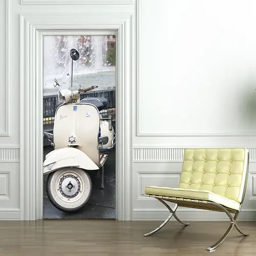 Porta Vespa vintage - 60 cm / 200 cm Aanbieding