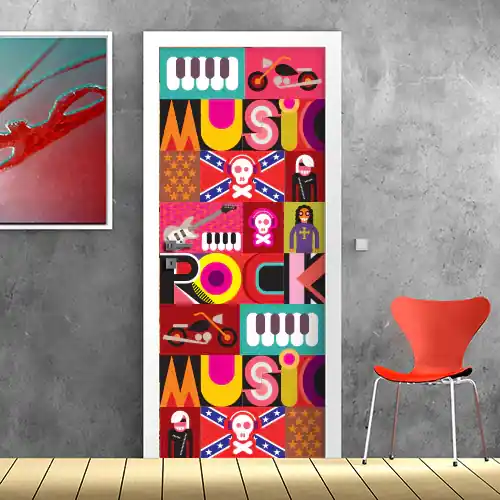 Lage Prijs Porta Rock Music - 60 cm / 200 cm