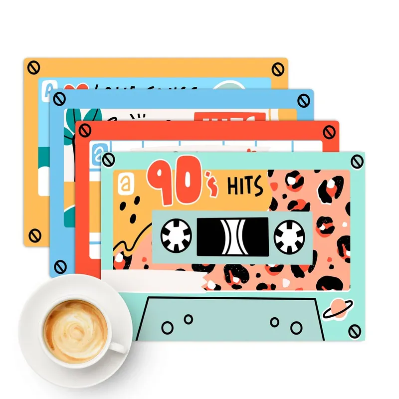 Tovaglietta Americana Musicassette Gratis Retour