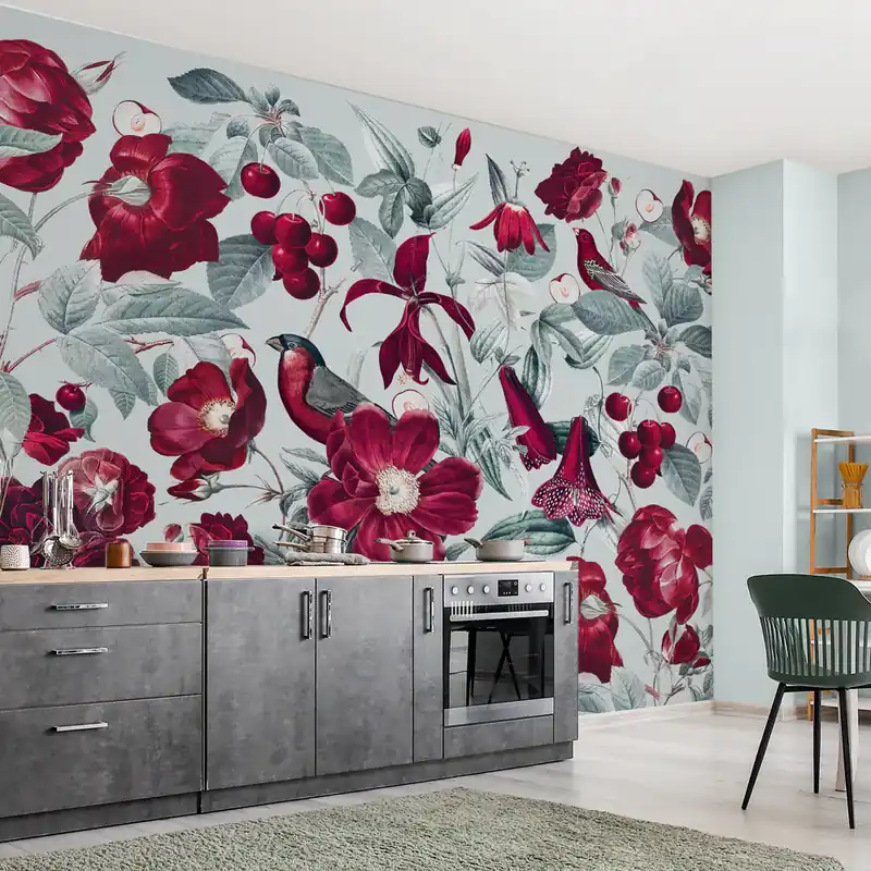 Carta da parati in Fibra di Vetro Cherry - 100% Fibra di vetro / 95x300 cm Beperkt Aanbod
