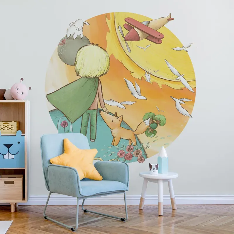 Koop Vandaag Cerchio Piccolo Principe il volo della farfalla - 60x60 cm