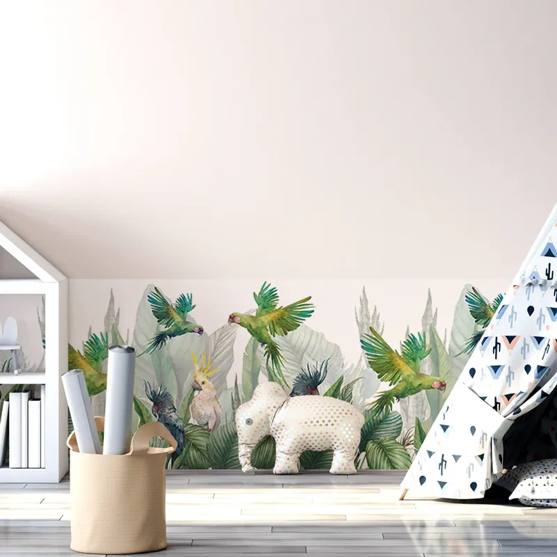 Op = Op Fascia Pappagalli tropicali - 120x30 cm
