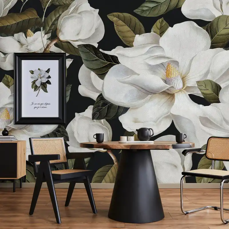 Koop Vandaag Carta da parati Magnolia Macrophylla - TNT Effetto Muro / 100x300 cm