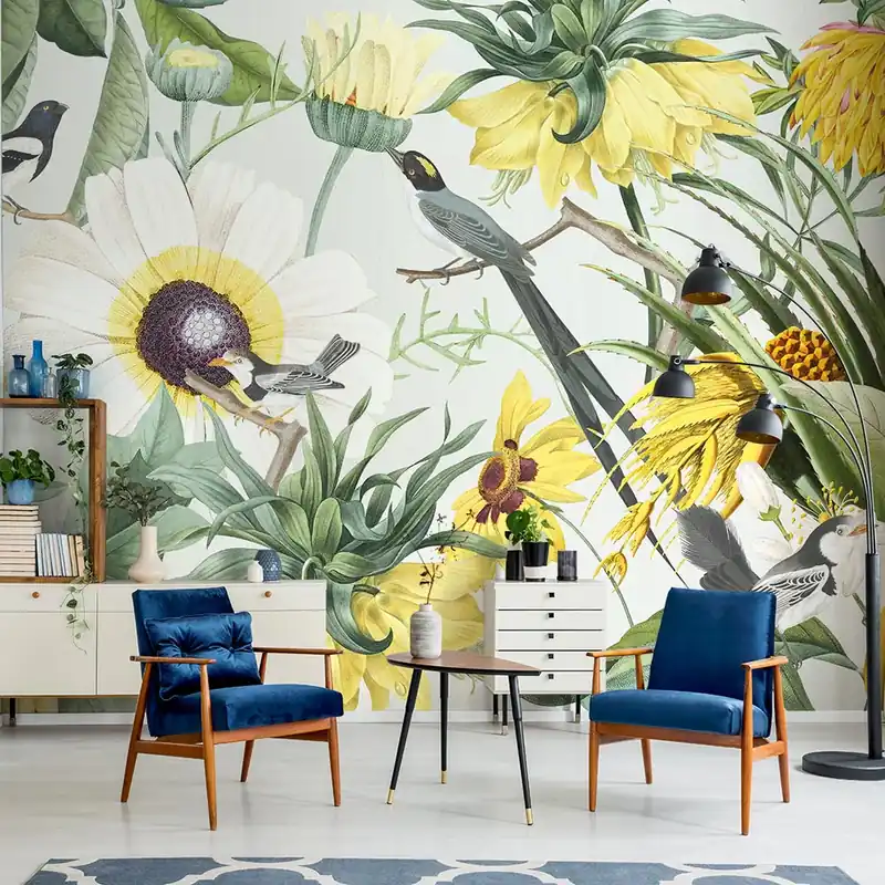 Weekendaanbieding Carta da parati Printemps - TNT Effetto Muro / 100x300 cm