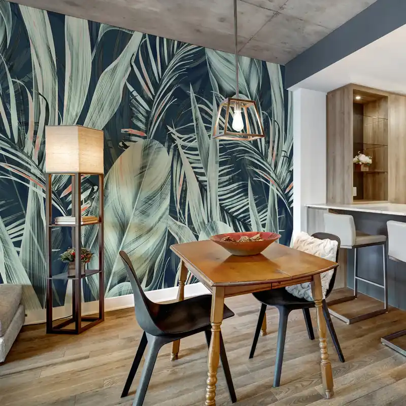 Veilige Betaling Carta da parati in Fibra di Vetro Foliage - 100% Fibra di vetro / 95x300 cm