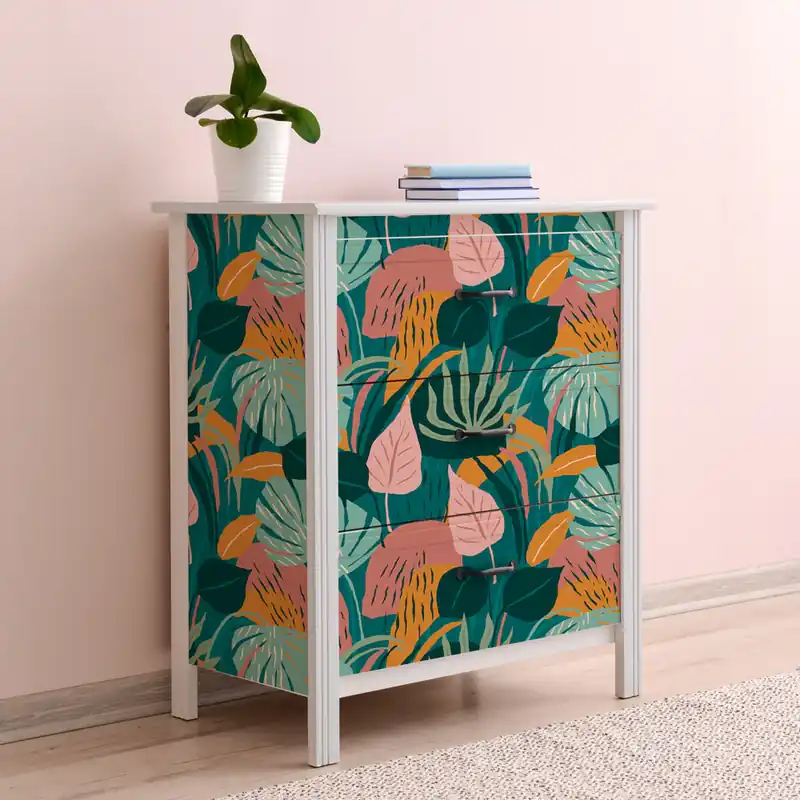 Alleen Vandaag Pellicola adesiva Tropical graphic - 40x200 cm