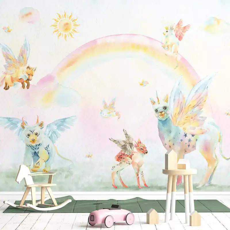 Premium Carta da parati Magical - Carta da parati liscia / 100x300 cm