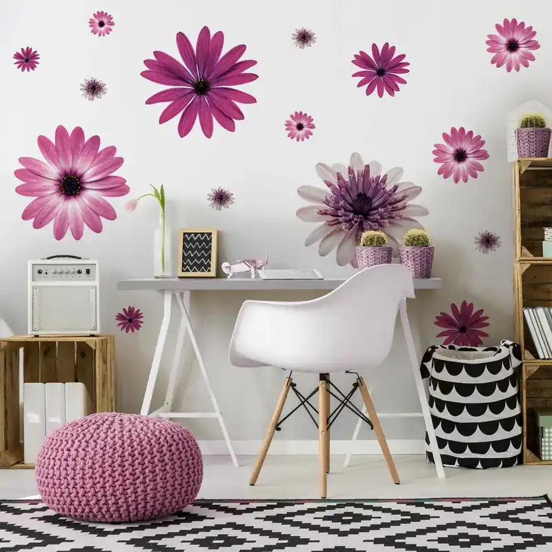 Pink Daisy - 120x30 cm Hete Deal