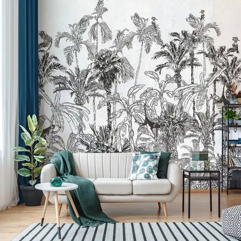Carta da parati Avventura d‘Oriente - TNT Effetto Muro / 100x300 cm Beste Prijs