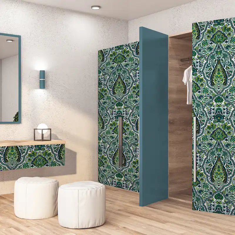 Pellicola adesiva Jaipur - 40x200 cm / Arancio Speciale Aanbieding