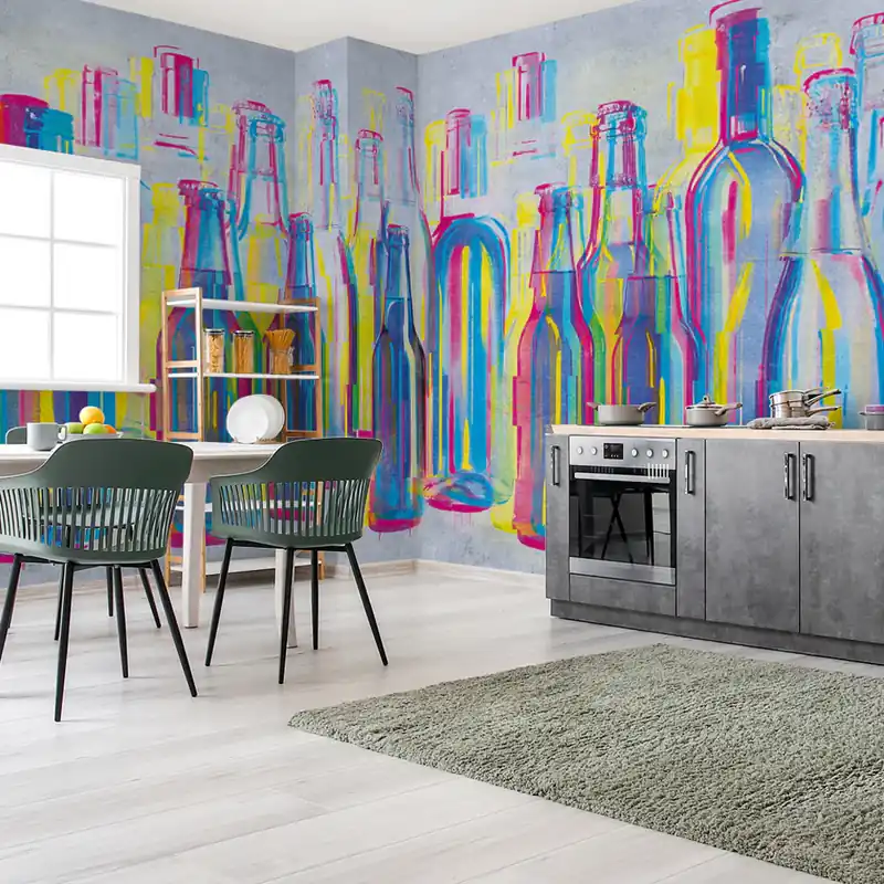 Carta da parati in Fibra di Vetro Fiesta - 100% Fibra di vetro / 95x300 cm Populair