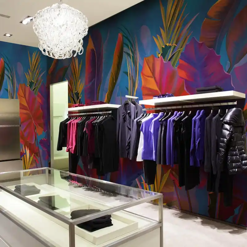 Meest Verkocht Carta da parati Tropic Bomb - Celeste / TNT Effetto Muro / 100x300 cm
