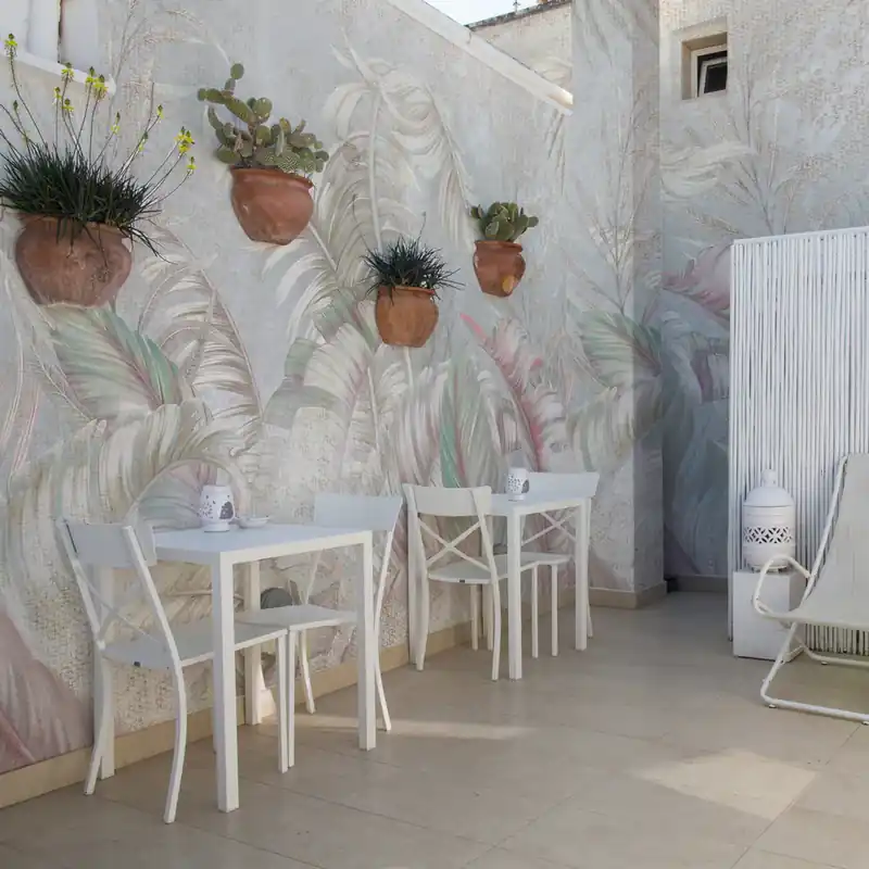 Carta da parati in Fibra di Vetro Tropic Pastel - 100% Fibra di vetro / 95x300 cm Hoge Kwaliteit