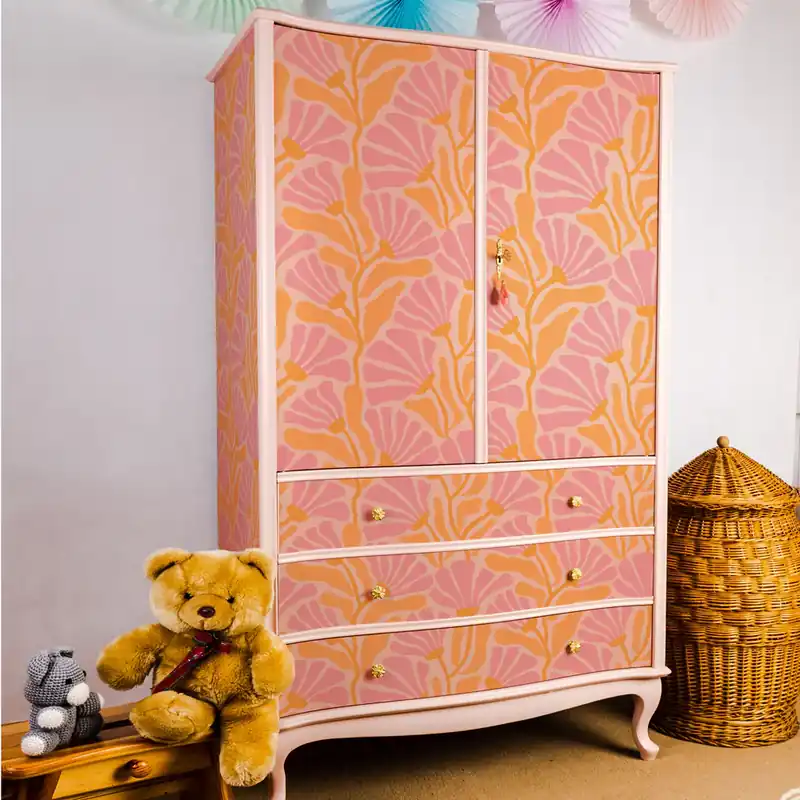 Pellicola adesiva Groovy Floral - 40x200 cm Weekendaanbieding