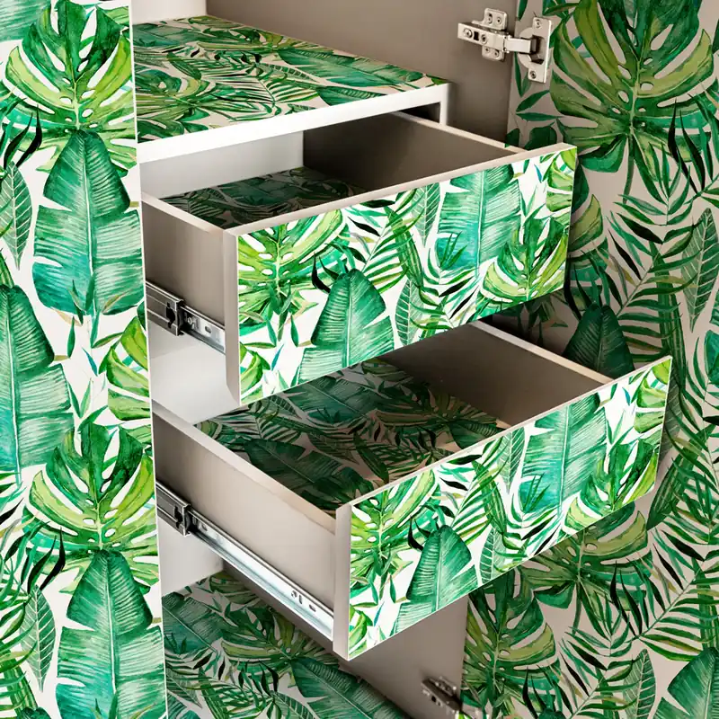 Nieuw Pellicola adesiva Tropical Green - 40x200 cm