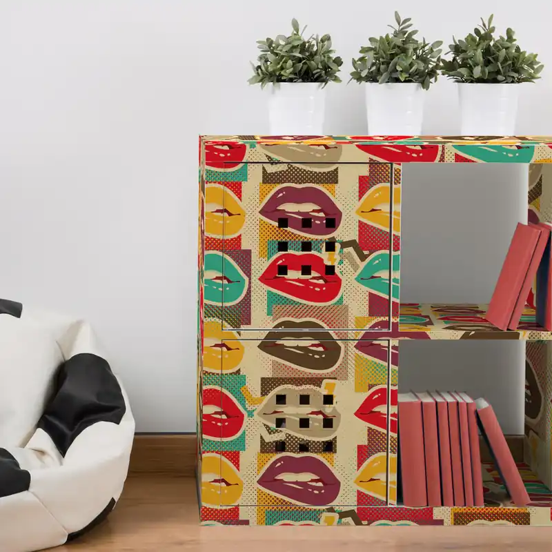 Pellicola adesiva Pop Lips - 40x200 cm Beperkt Aanbod
