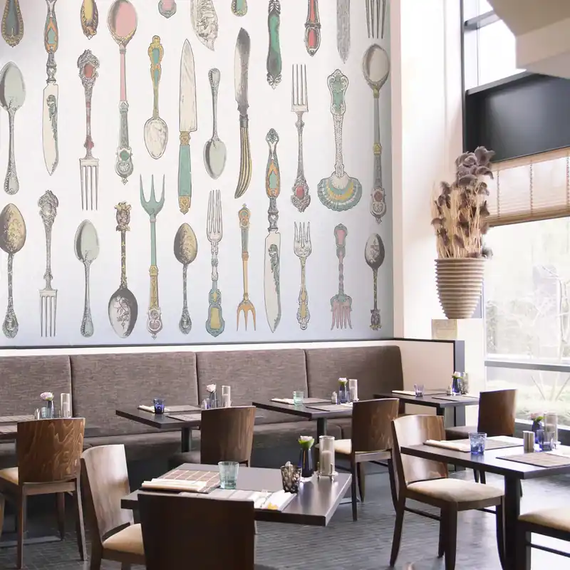 Carta da parati Bon Appétit - TNT Effetto Muro / 100x300 cm Gratis Retour