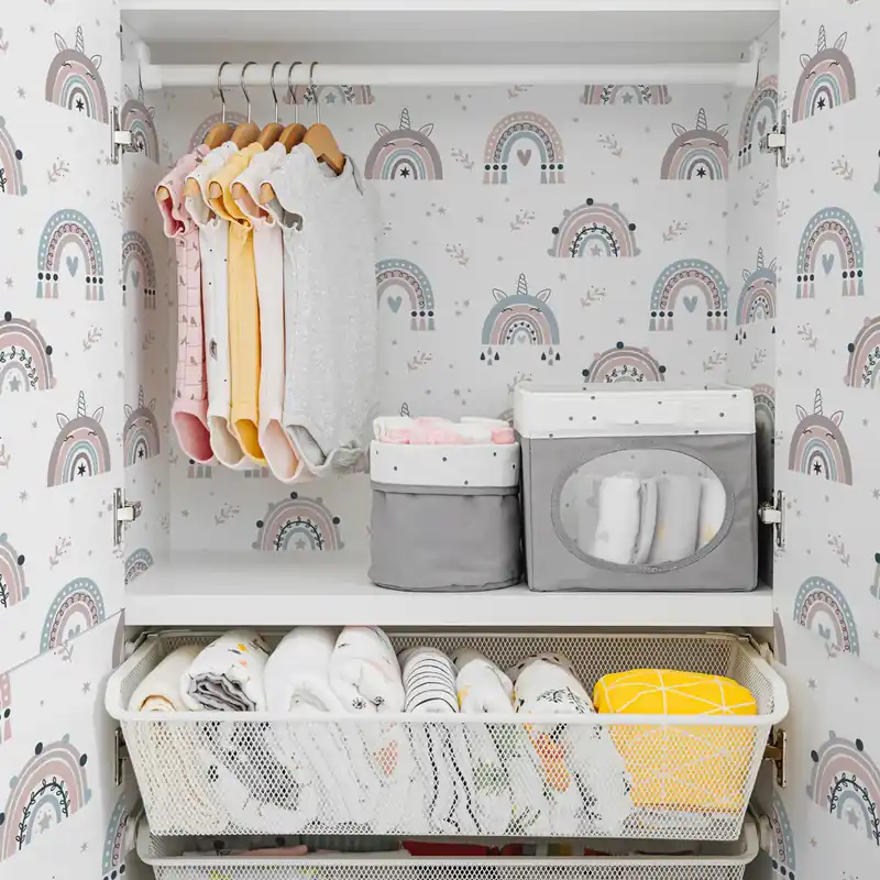 Exclusieve Aanbieding Pellicola adesiva Cute Rainbows - 40x200 cm
