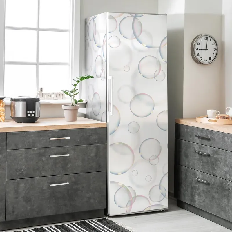 Adesivo per Frigo Bolle - 60 cm / 160 cm Laatste Versie