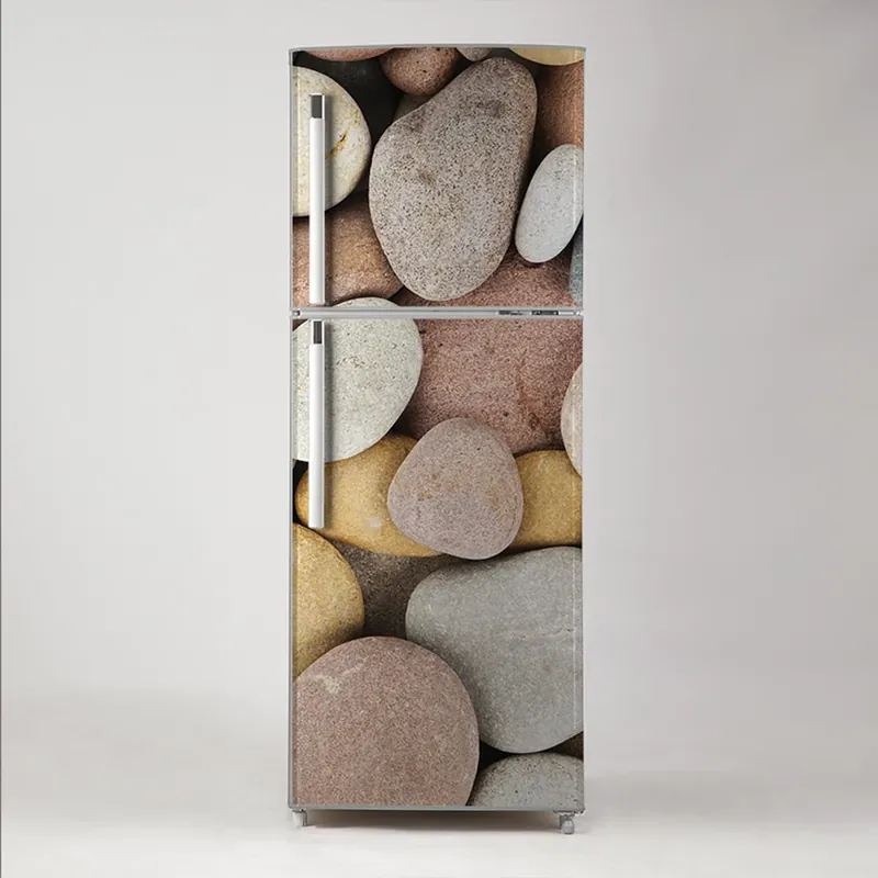 Adesivo per Frigo Pietre chiare - 60 cm / 160 cm Speciale Aanbieding