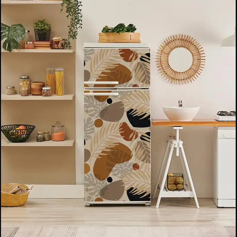 Meest Verkocht Adesivo per Frigo Jungle Vibes - 60 cm / 160 cm