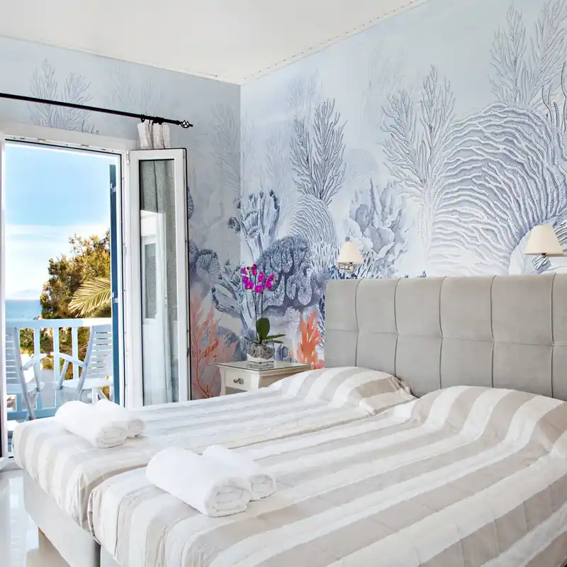 Meest Verkocht Carta da parati Blue Sea - TNT Effetto Muro / 100x300 cm