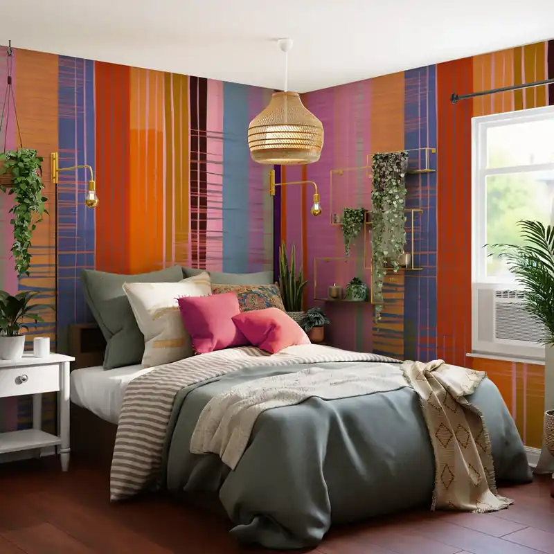 Carta da parati Nastri astratti - TNT Effetto Muro / 100x300 cm Shop Nu