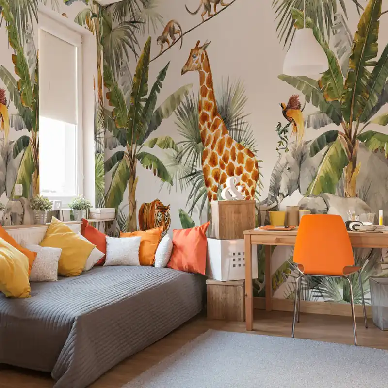 Dagaanbieding Carta da parati Safari - Carta da parati liscia / 100x300 cm