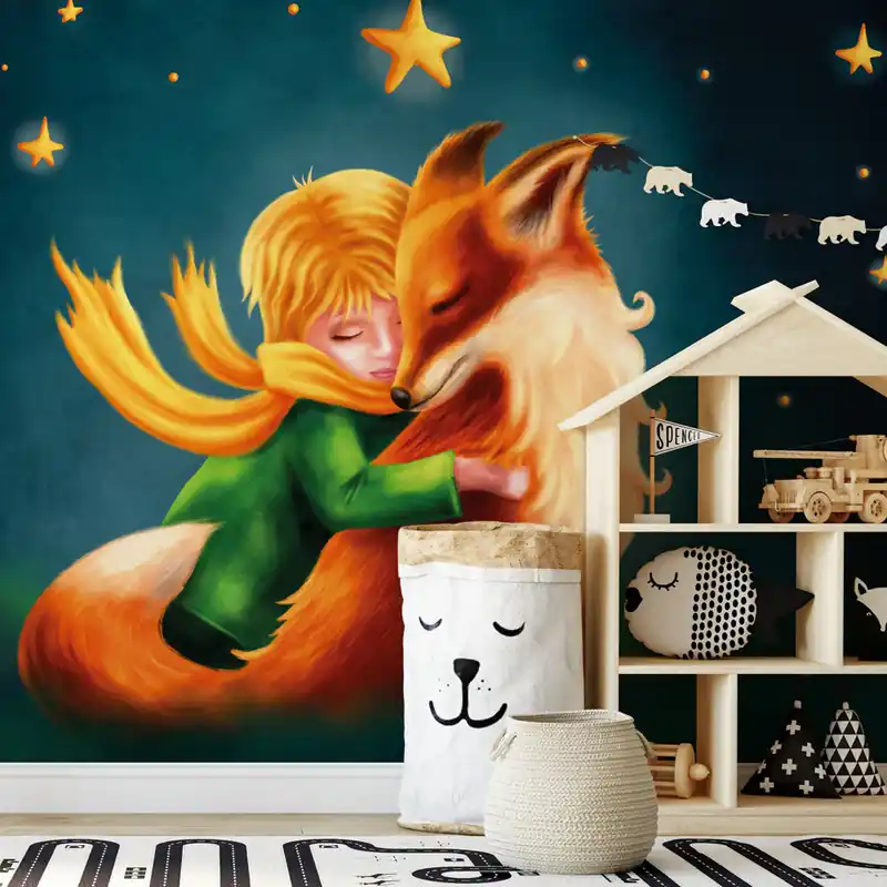 Hete Deal Carta da parati Abbraccio - Carta da parati liscia / 100x300 cm