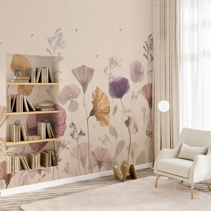 Aanbieding Carta da parati Decoupage floreale - TNT Effetto Muro / 100x300 cm