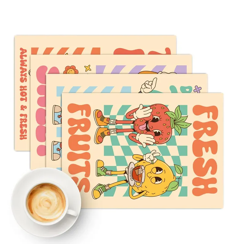Tovaglietta Americana Retro mascotte Weekendaanbieding