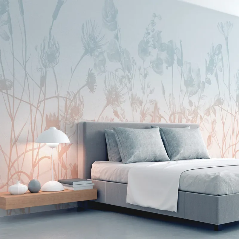 Tijdelijk Beschikbaar Carta da parati Rugiada del mattino - TNT Effetto Muro / 100x300 cm