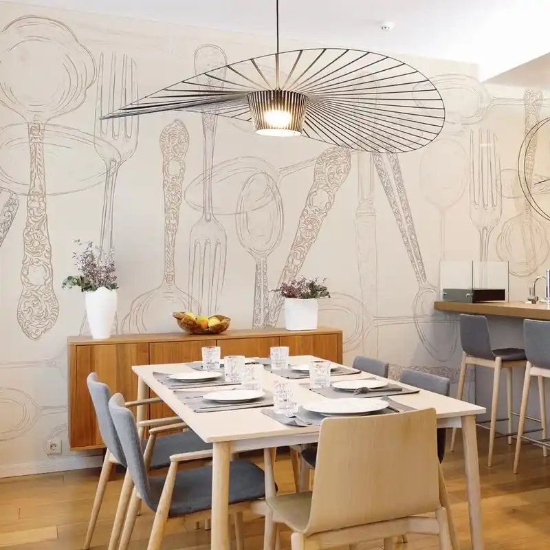 Nieuw Carta da parati in Fibra di Vetro Posate antiche - 100% Fibra di vetro / 95x300 cm