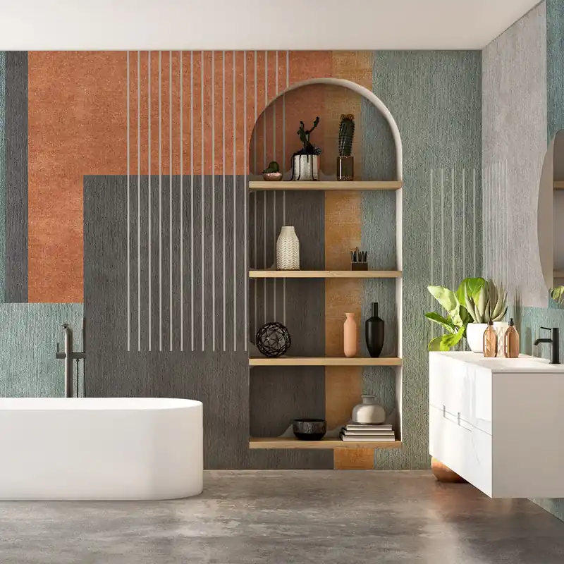 Must-Have Carta da parati in Fibra di Vetro Intarsi - 100% Fibra di vetro / 95x300 cm