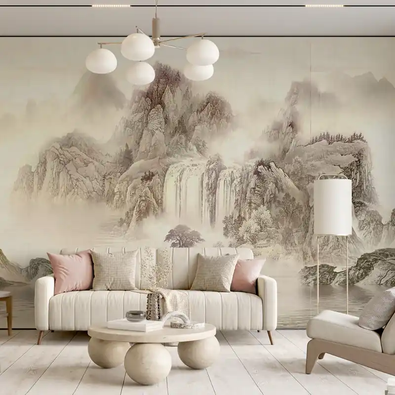 Carta da parati Viaggio in oriente - TNT Effetto Muro / 100x300 cm Actieprijs