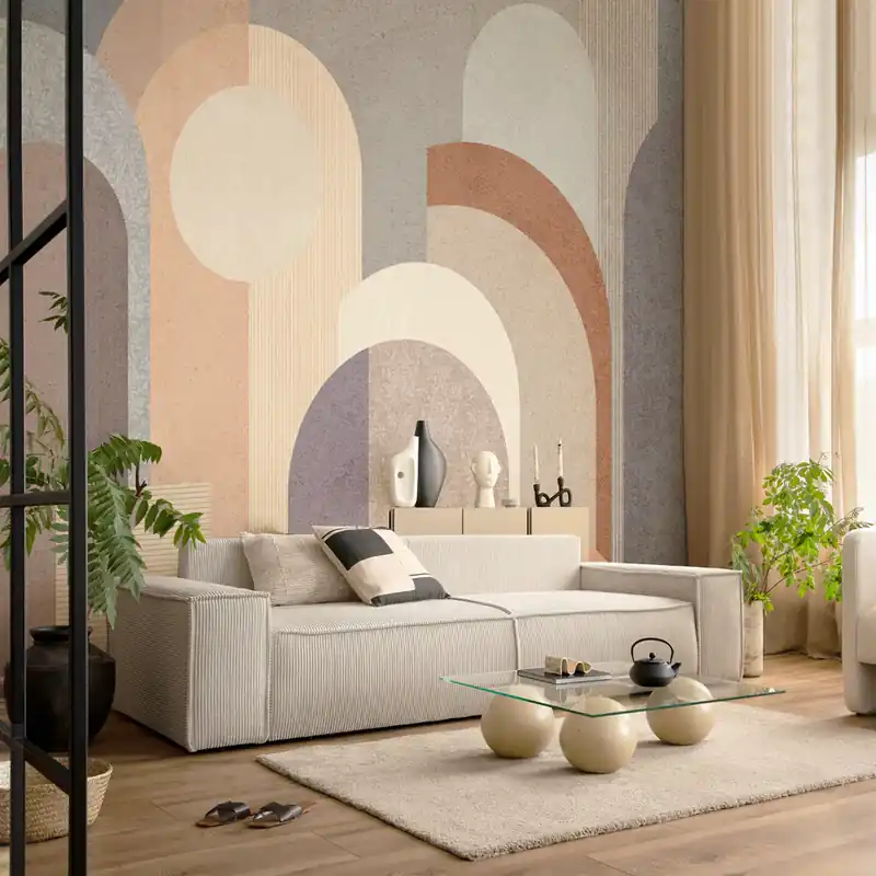 Carta da parati Fantasia d‘archi - TNT Effetto Muro / 100x300 cm Uitverkoop