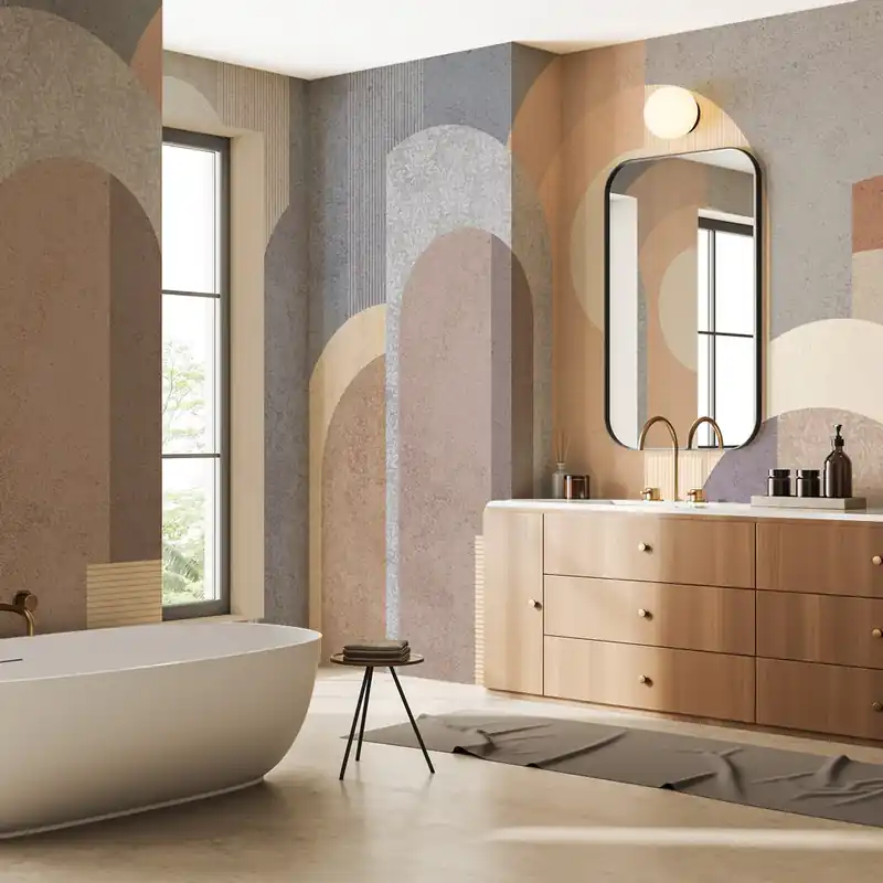 Goedkoop Carta da parati in Fibra di Vetro Fantasia d‘archi - 100% Fibra di vetro / 95x300 cm
