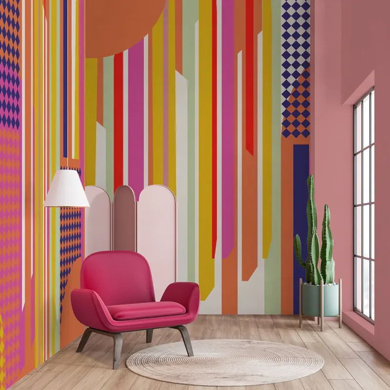 Nieuw Carta da Parati Fantasia Pop - TNT Effetto Muro / 100x300 cm