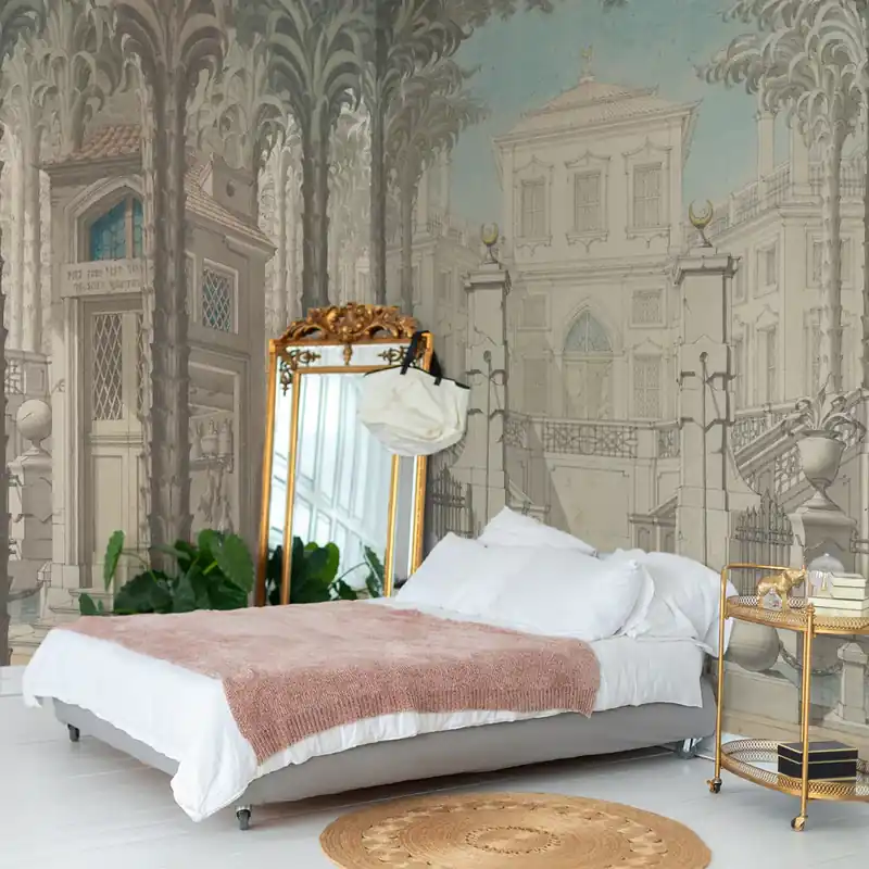 Gereduceerde Prijs Carta da parati Palazzo estivo - TNT Effetto Muro / 100x300 cm