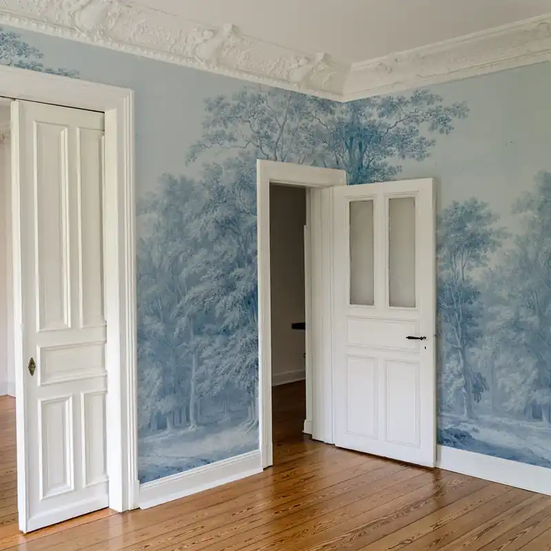 Carta da parati Alberi vintage - TNT Effetto Muro / 100x300 cm Weekendaanbieding