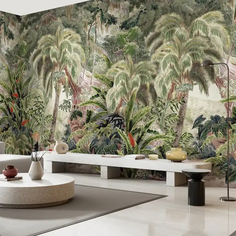 Carta da parati Bosco tropicale - TNT Effetto Muro / 100x300 cm Merkproduct