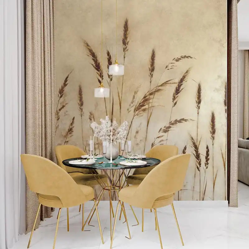 Carta da parati in Fibra di Vetro Grano dorato - 100% Fibra di vetro / 95x300 cm Favoriet