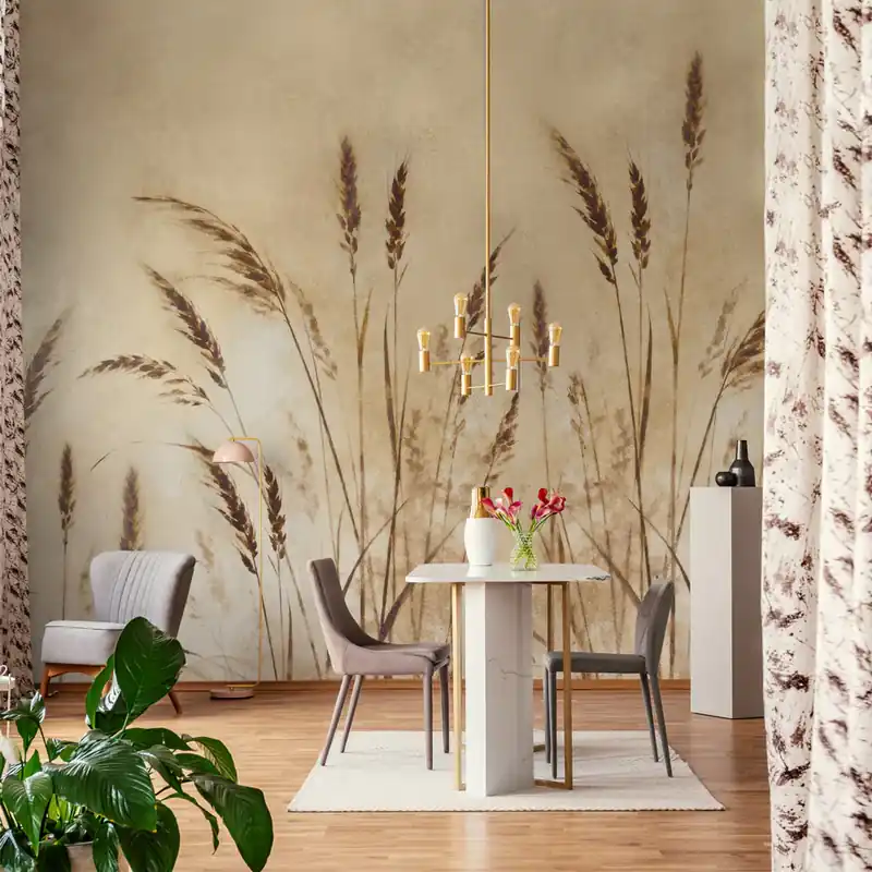 Laatste Kans Carta da parati Grano dorato - TNT Effetto Muro / 100x300 cm