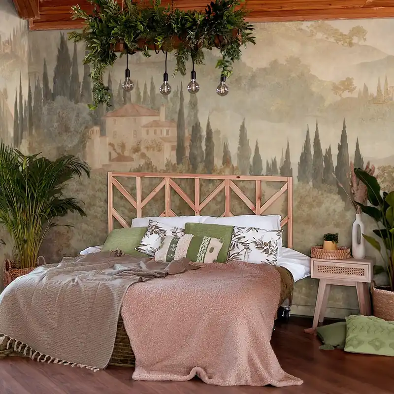 Carta da Parati Colline toscane - TNT Effetto Muro / 100x300 cm Veilige Betaling