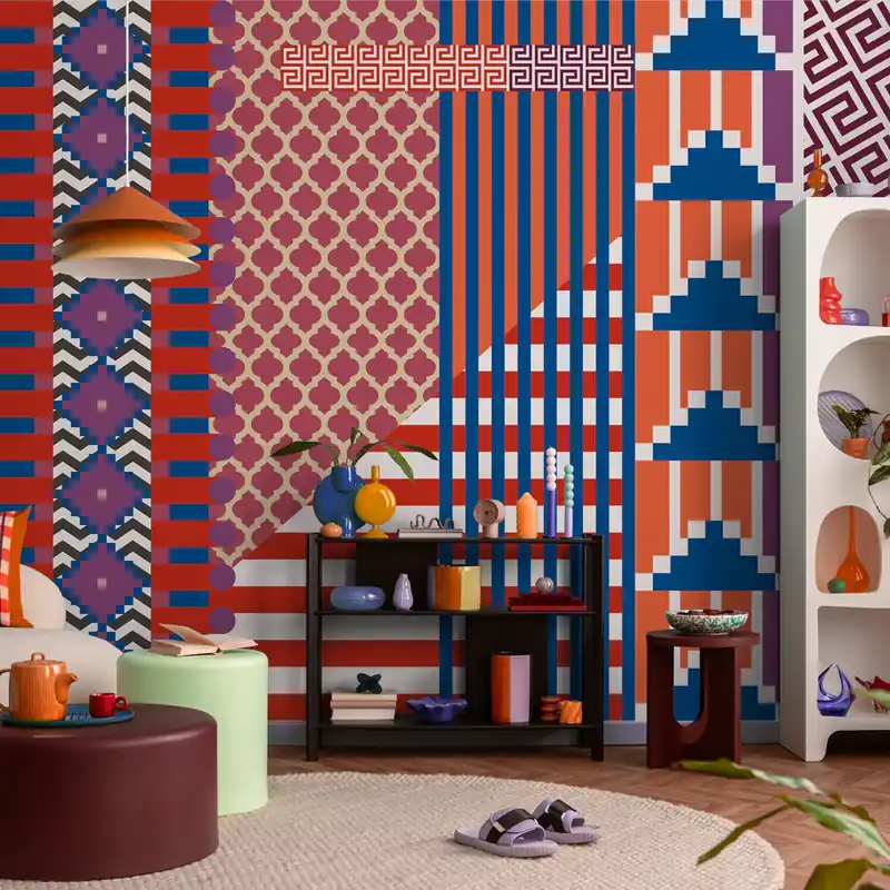 Carta da Parati Vogue - TNT Effetto Muro / 100x300 cm Speciale Aanbieding