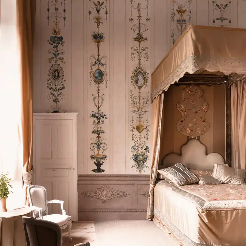 Carta da Parati Boiserie Polychrome - TNT Effetto Muro / 100x300 cm Beperkt Aanbod