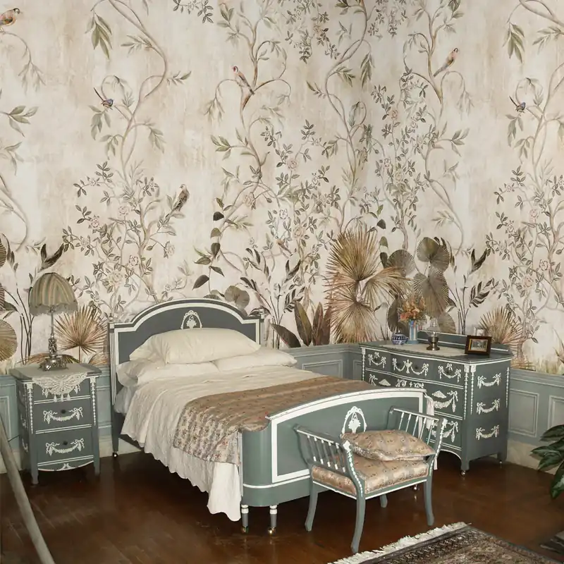 Carta da parati Chinoiserie Vintage - TNT Effetto Muro / 100x300 cm Beste Prijs