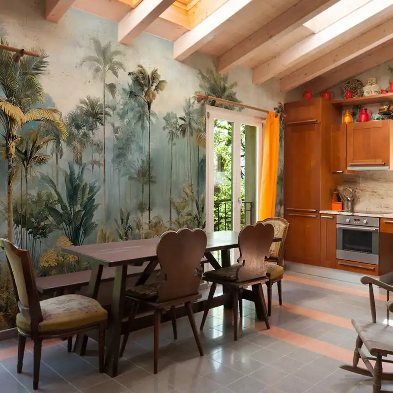 Carta da parati Paradiso selvaggio - TNT Effetto Muro / 100x300 cm Lage Kosten