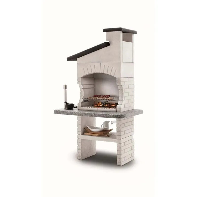 Direct Verzonden Barbecue a carbonella Palazzetti Guanaco griglia 68x40 cm in cemento