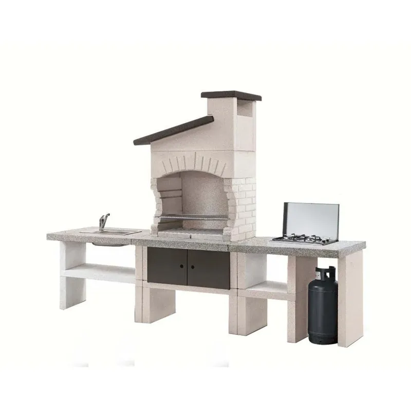 Betrouwbaar Cucina da esterno completa Guanaco 270x70x204 cm